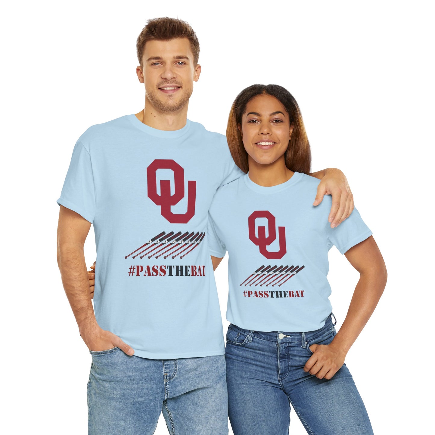 Stylish Unisex Heavy Cotton Tee with #PASSTHEBAT Design, Comfortable T-Shirt for Sports Fans, Casual Wear, Gift for Gamers