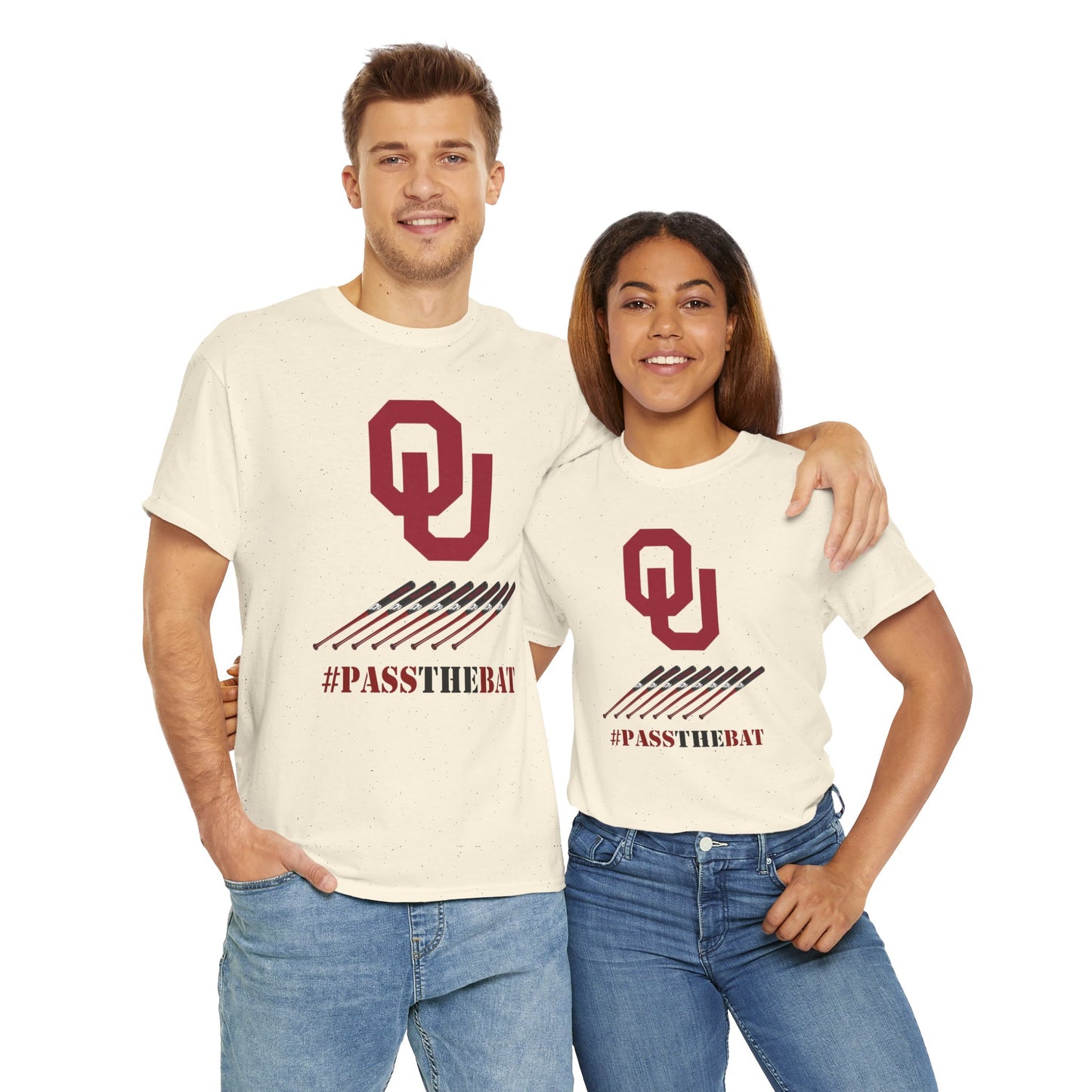 Stylish Unisex Heavy Cotton Tee with #PASSTHEBAT Design, Comfortable T-Shirt for Sports Fans, Casual Wear, Gift for Gamers