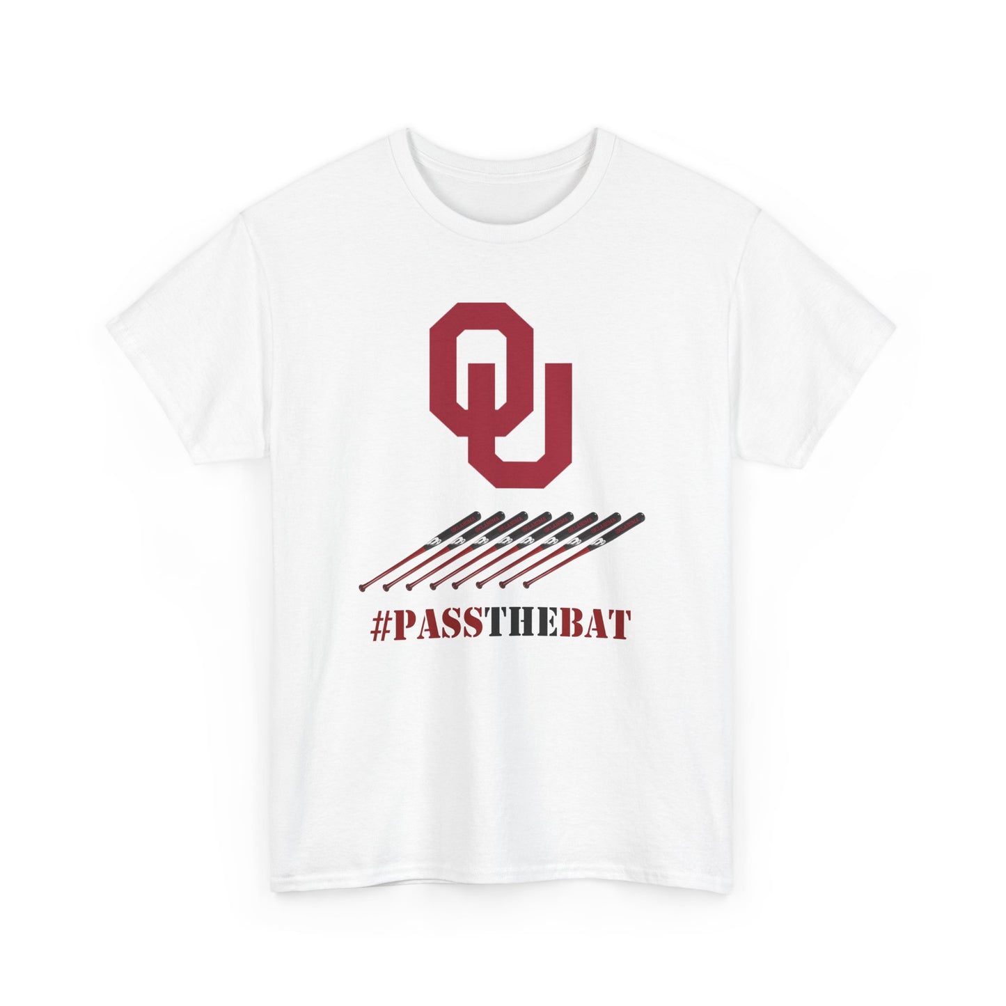 Stylish Unisex Heavy Cotton Tee with #PASSTHEBAT Design, Comfortable T-Shirt for Sports Fans, Casual Wear, Gift for Gamers