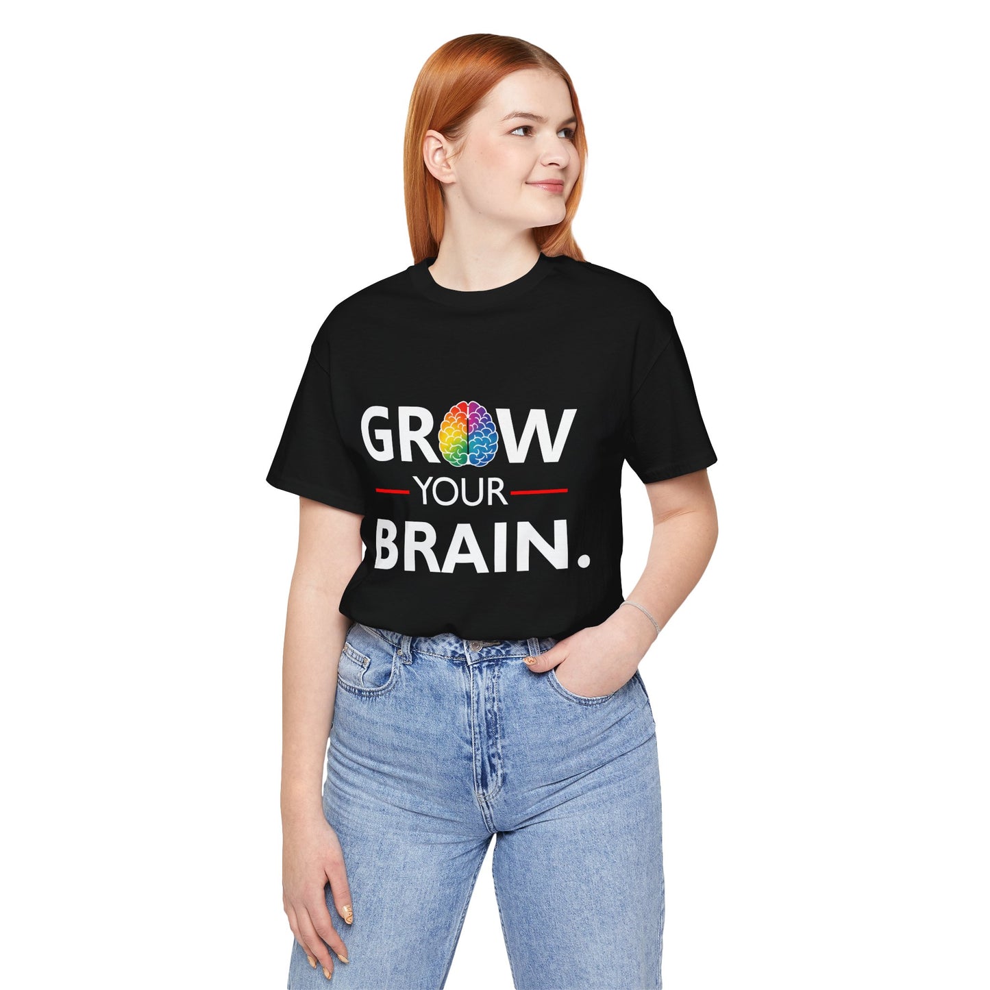 Grow your Brain Tee — Neurodiversity Short Sleeve Shirt