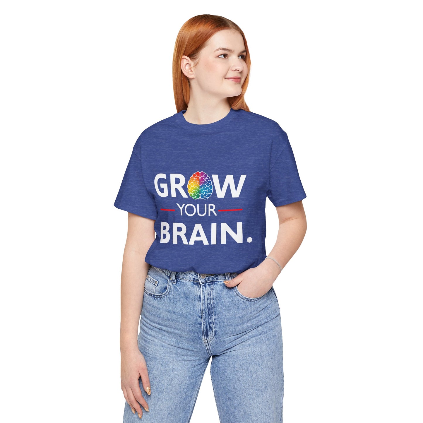 Grow your Brain Tee — Neurodiversity Short Sleeve Shirt