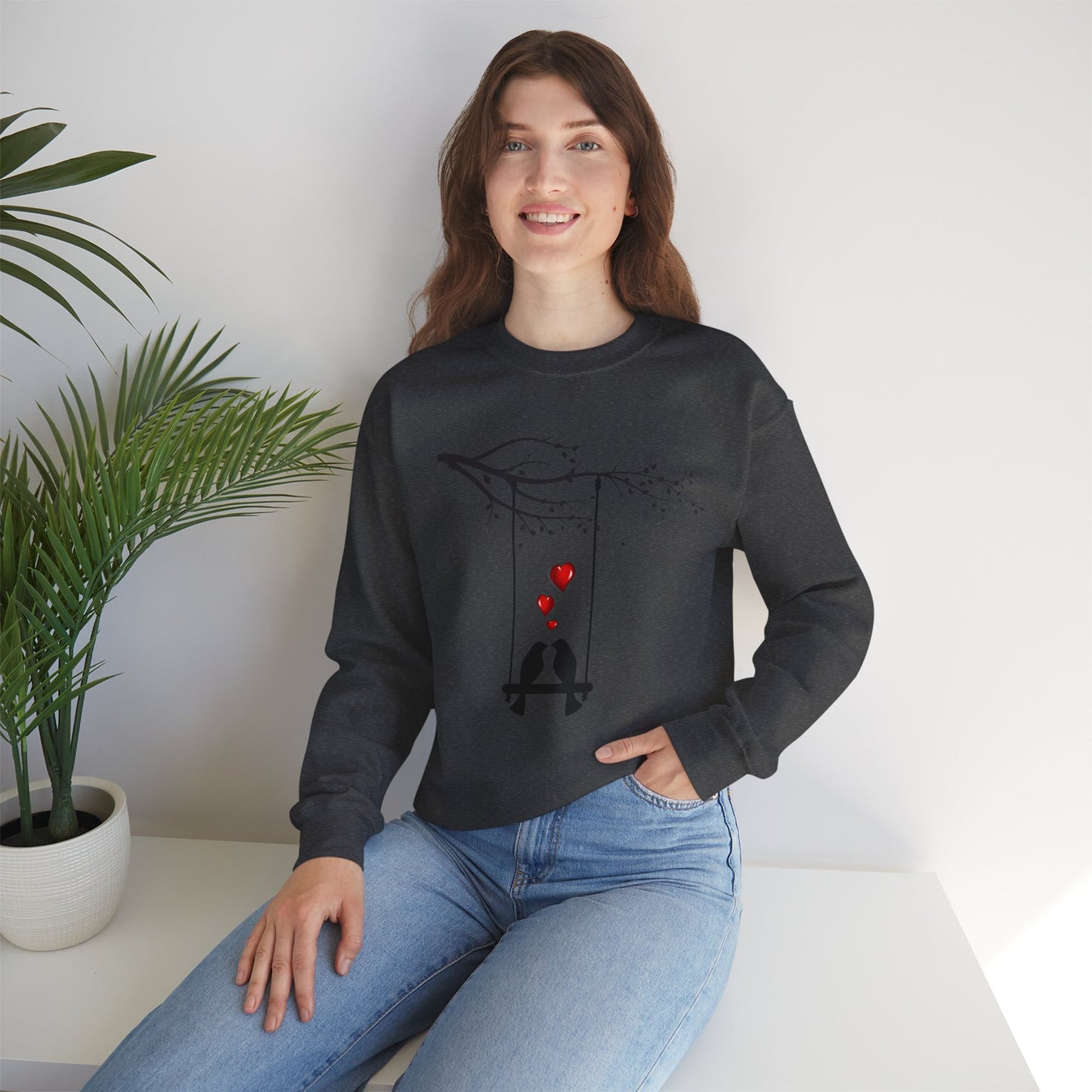 Love Birds in Tree sweatshirt