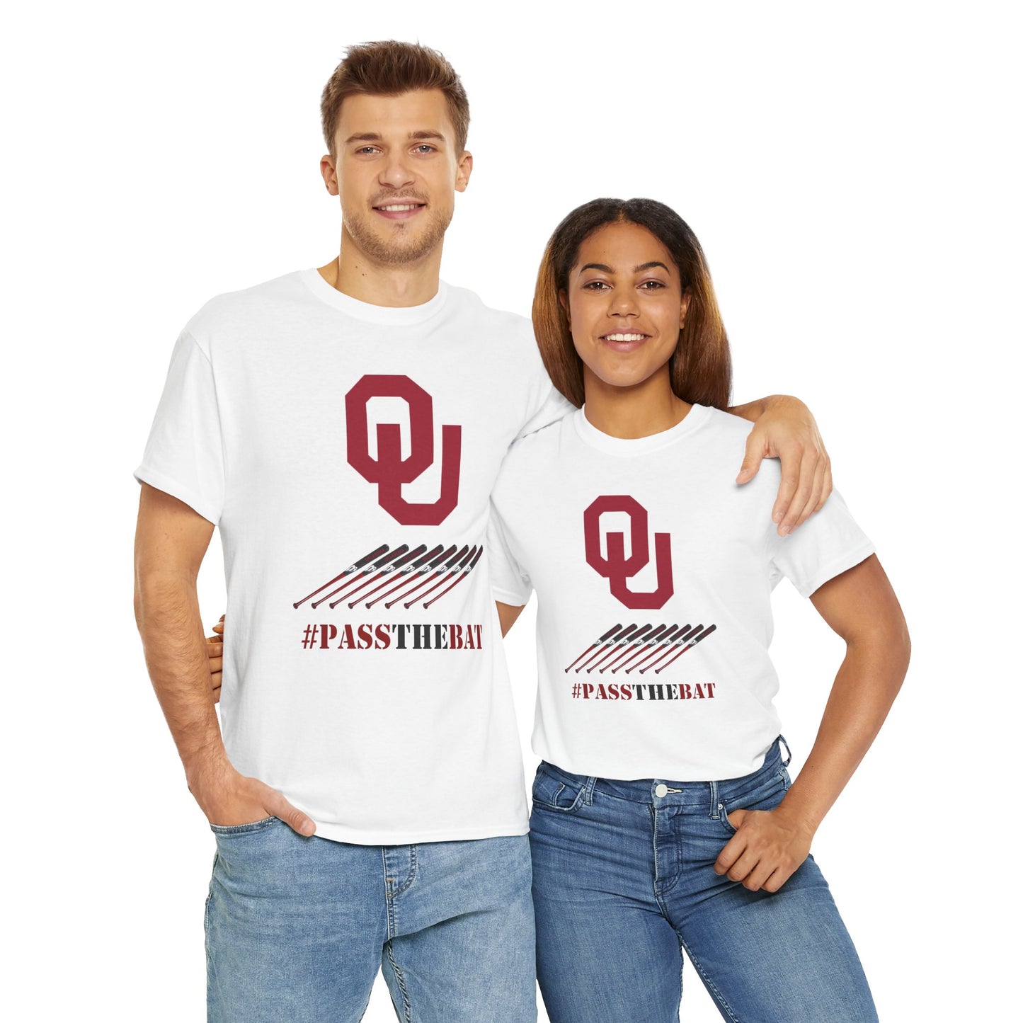 Stylish Unisex Heavy Cotton Tee with #PASSTHEBAT Design, Comfortable T-Shirt for Sports Fans, Casual Wear, Gift for Gamers