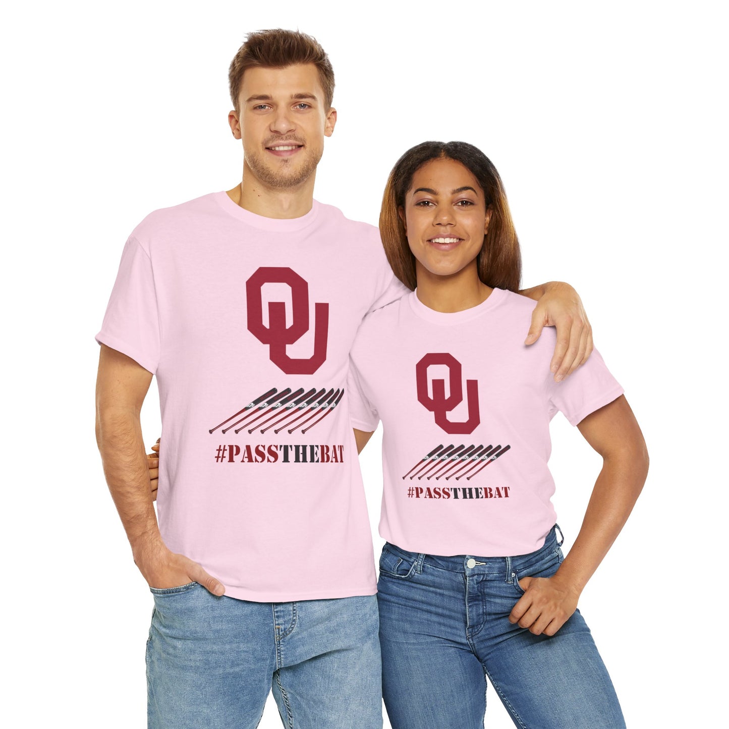Stylish Unisex Heavy Cotton Tee with #PASSTHEBAT Design, Comfortable T-Shirt for Sports Fans, Casual Wear, Gift for Gamers