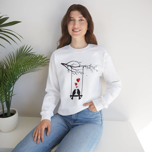 Love Birds in Tree sweatshirt