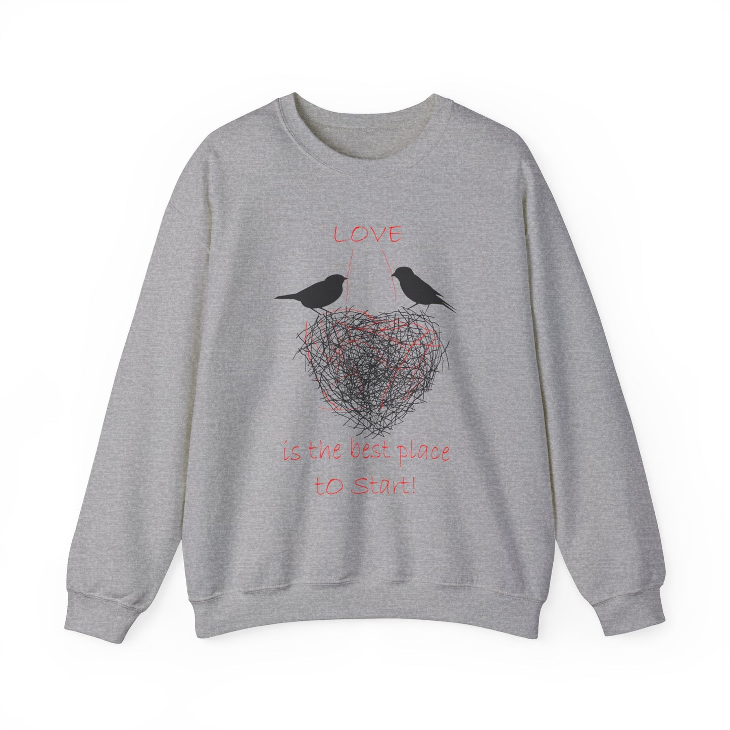 Bird Nest Love sweatshirt