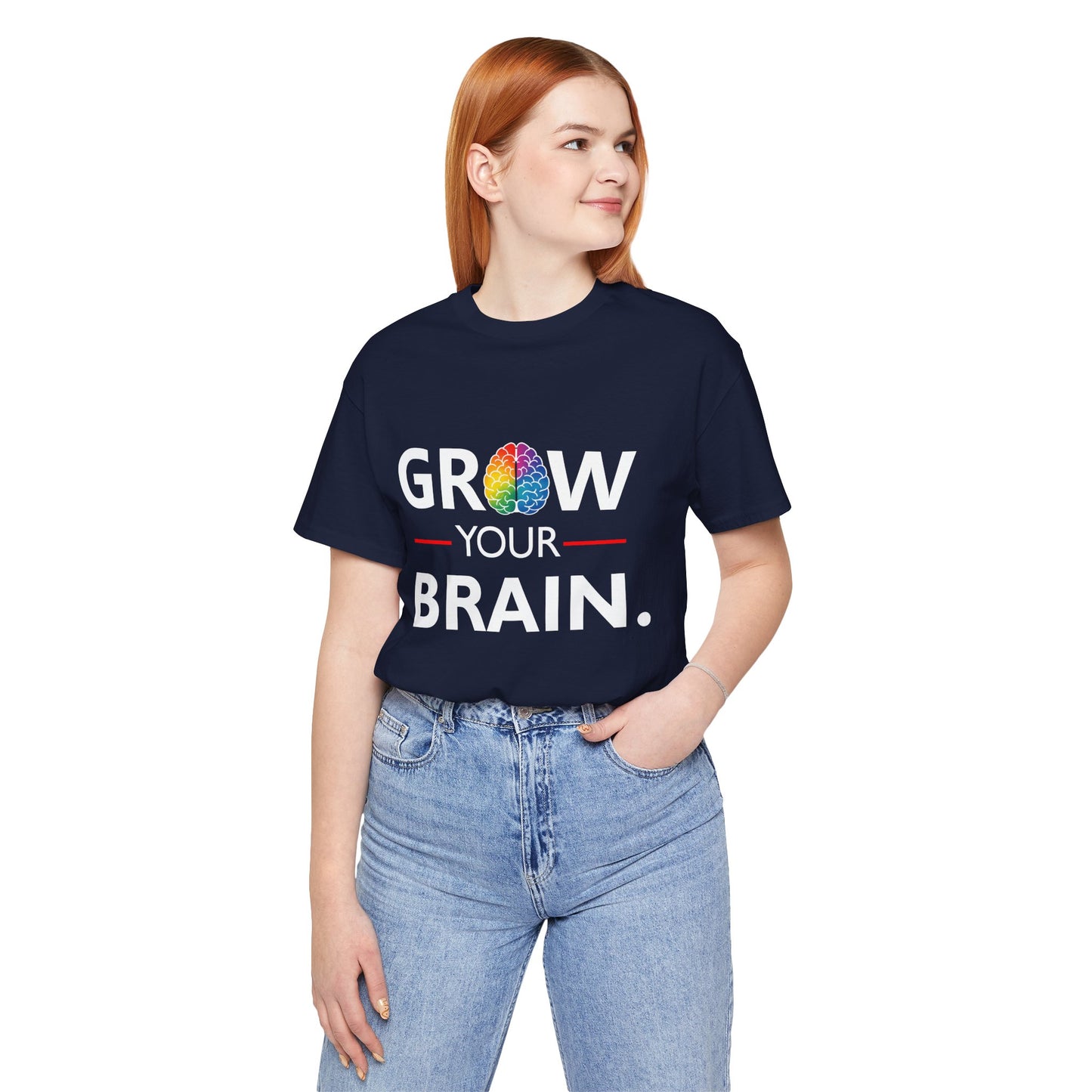 Grow your Brain Tee — Neurodiversity Short Sleeve Shirt