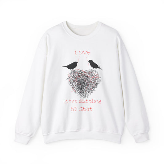 Bird Nest Love sweatshirt