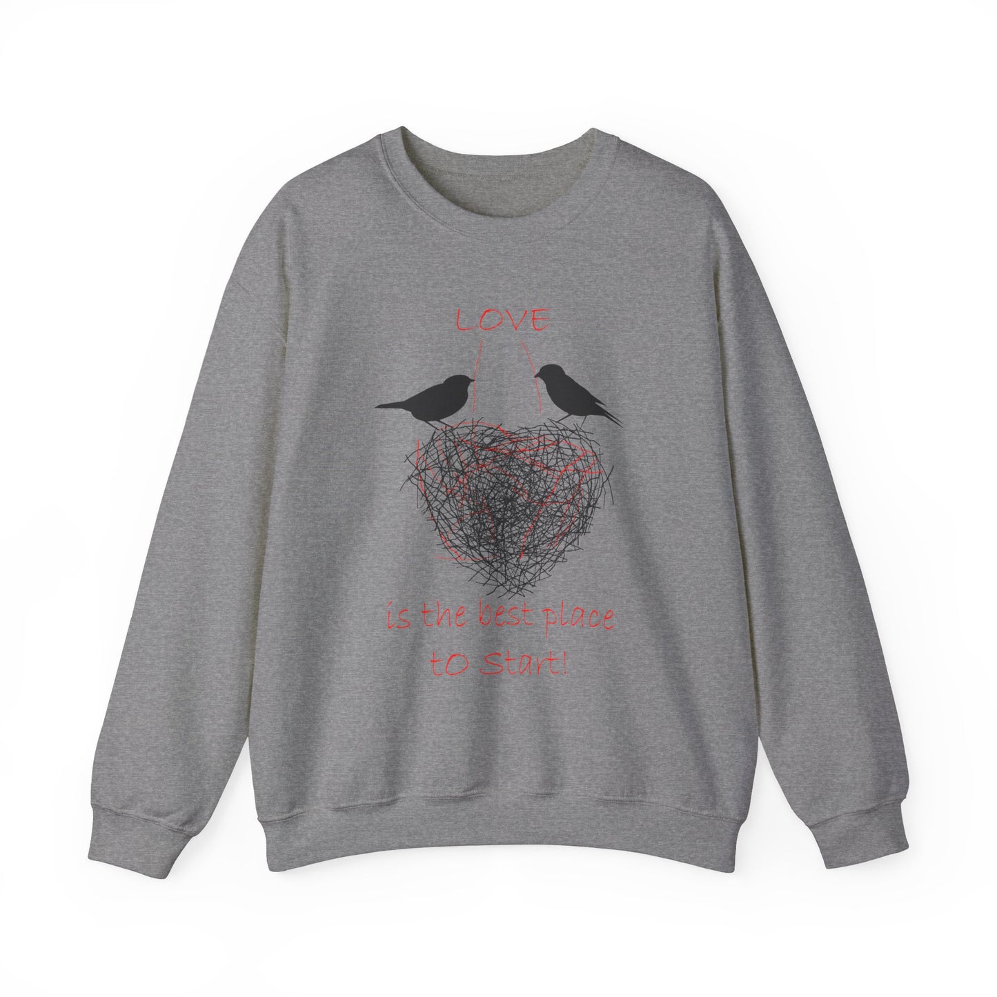 Bird Nest Love sweatshirt